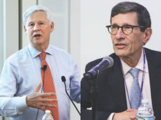 Robert Engle and Richard Berner, co-directors of the Volatility and Risk Institute Robert Engle and Richard Berner